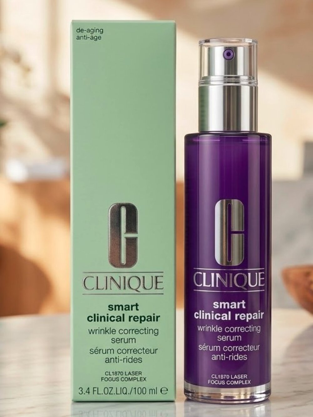 Clinique Smart Clinical Repair™ Wrinkle Correcting Serum 3.4 fl oz / 100 ml NEW